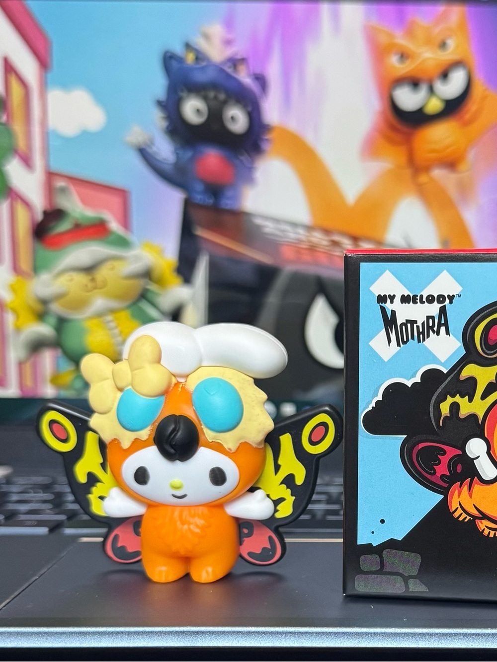 McDonald’s Hello Kitty x Godzilla My Melody Mothra Happy Meal Toy – NEW - Picture 2 of 2